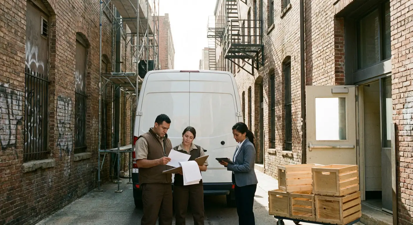 Orlando alley delivery access and clearance check