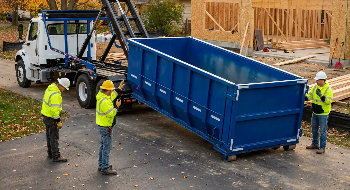 Construction dumpster delivery and waste management in Orlando, FL
