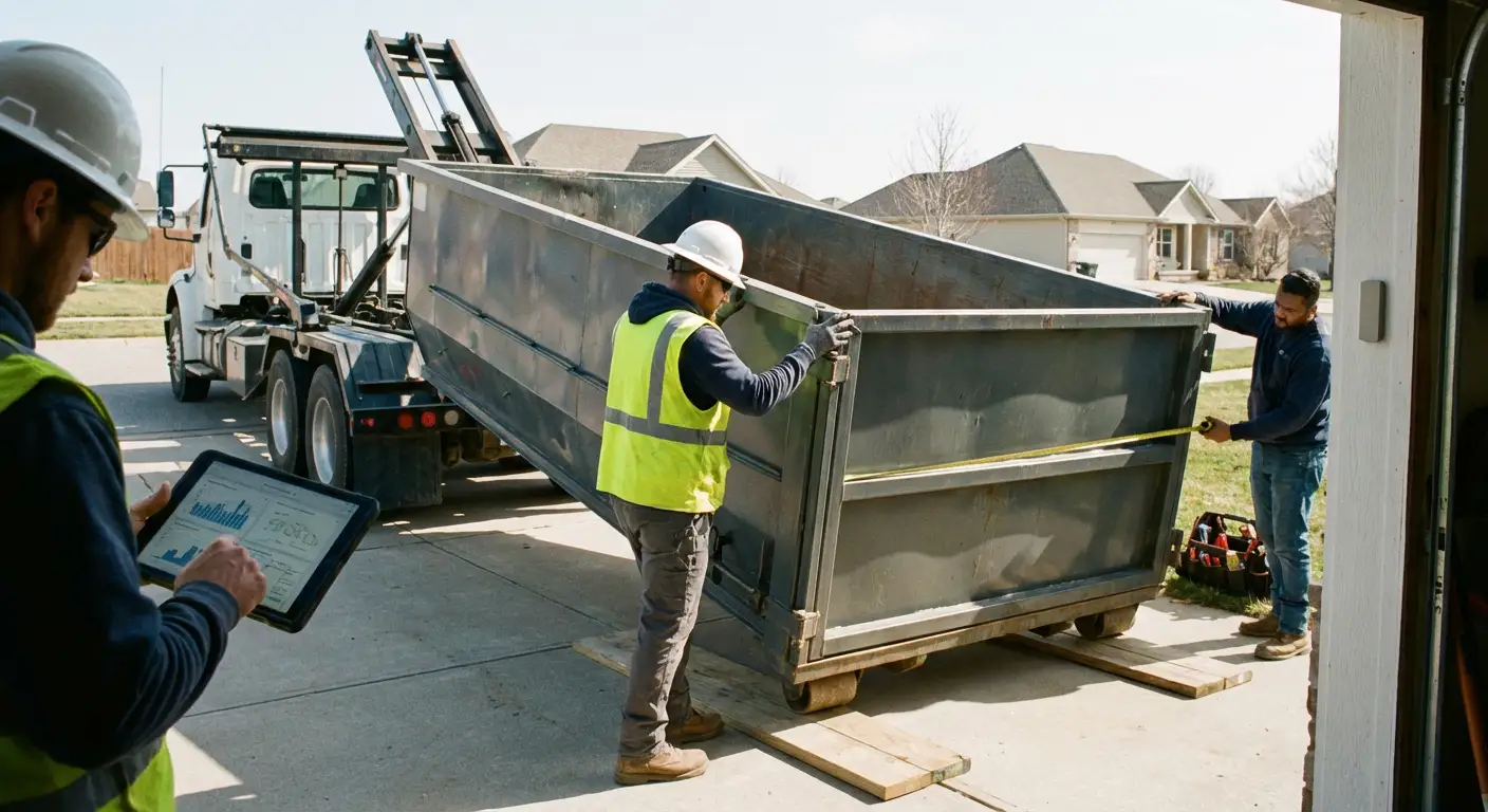 Roll-off dumpster dimensions and capacity guide in Orlando, FL