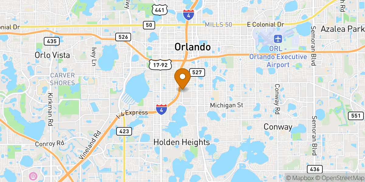 neighborhood map in Orlando, FL