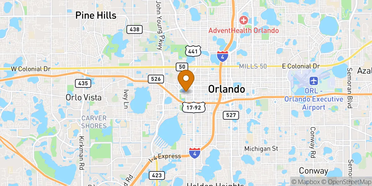  neighborhood map in Orlando, FL